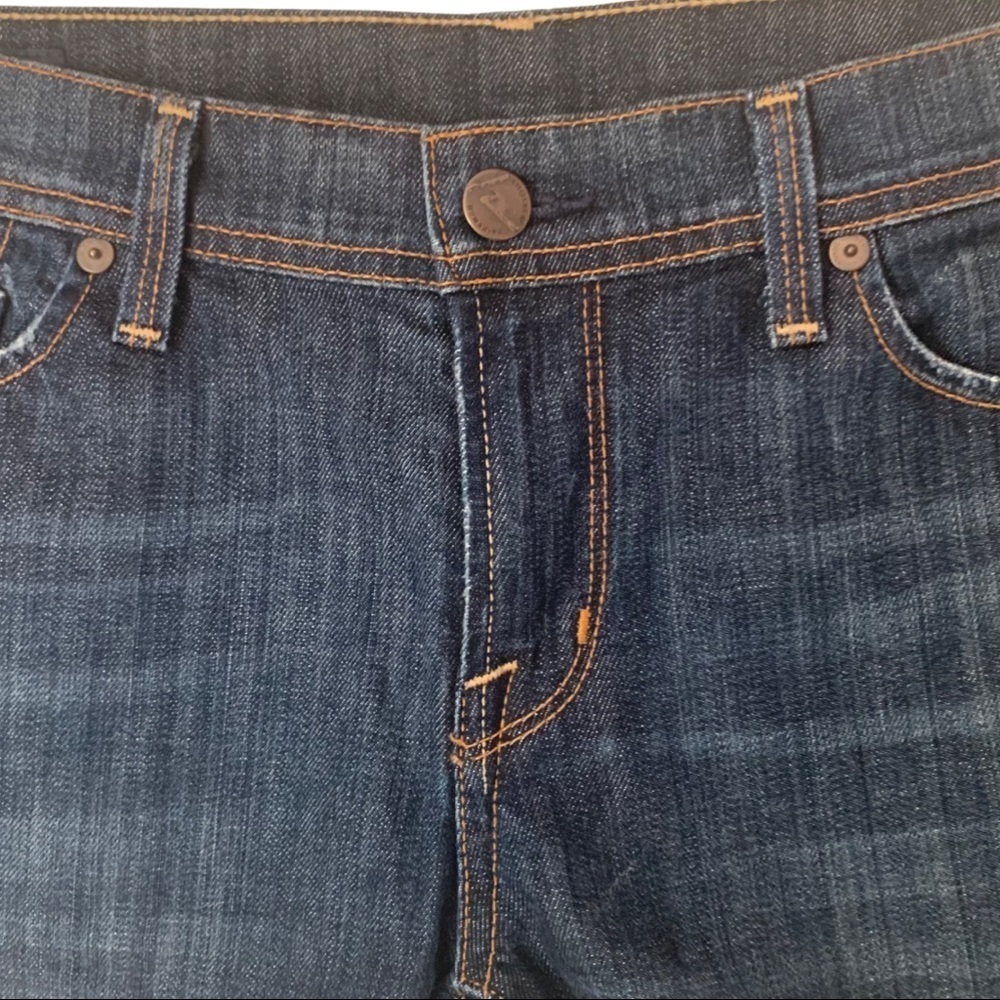 CITIZENS OF HUMANITY Denim Shorts Ingrid #002 Low Waist Stretch Raw Hem Size 30 - Picture 11 of 16